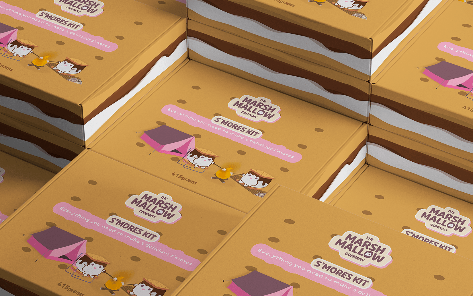 Kit à s’mores, Packaging