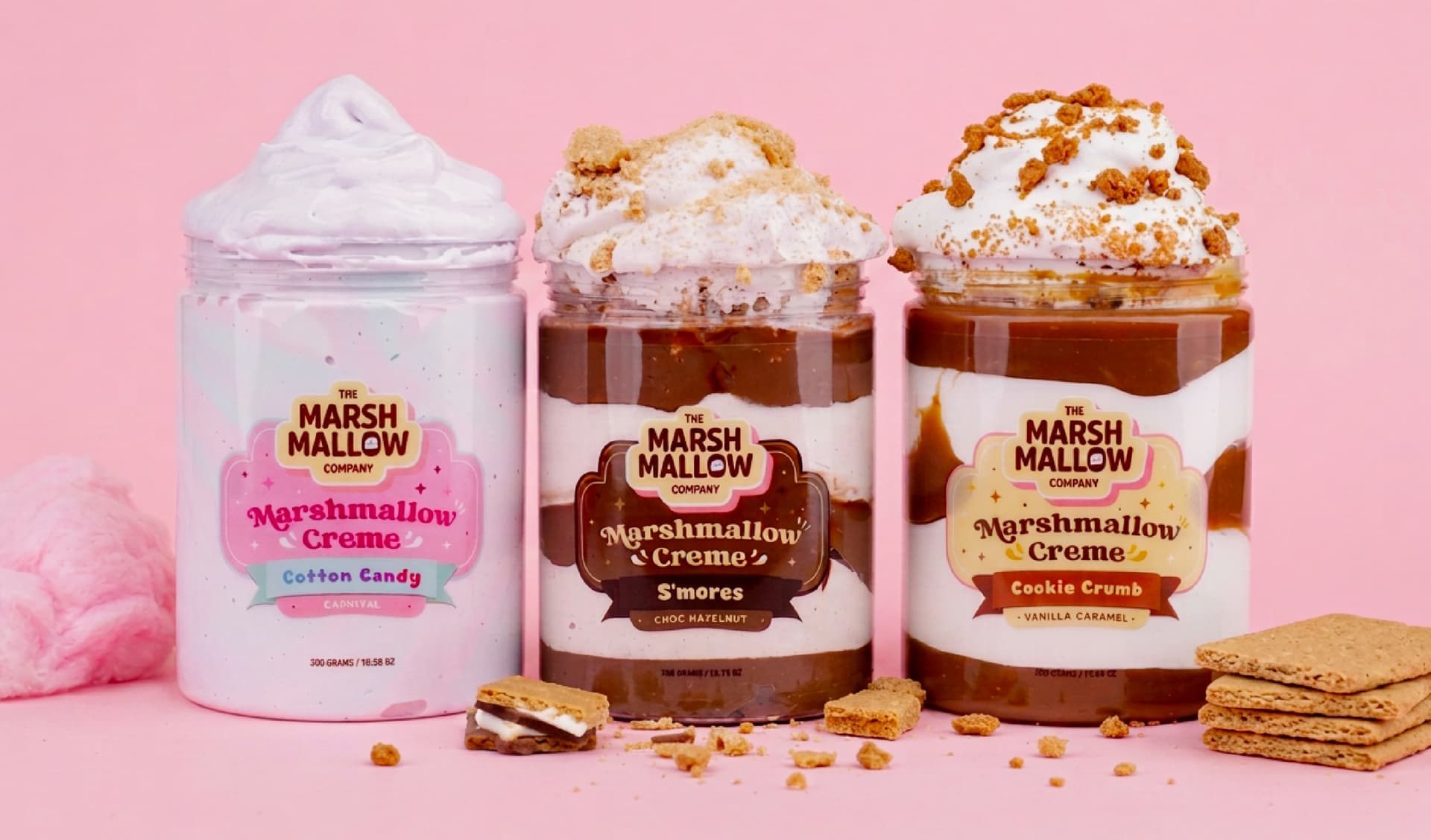 Crème de guimauve, Packaging