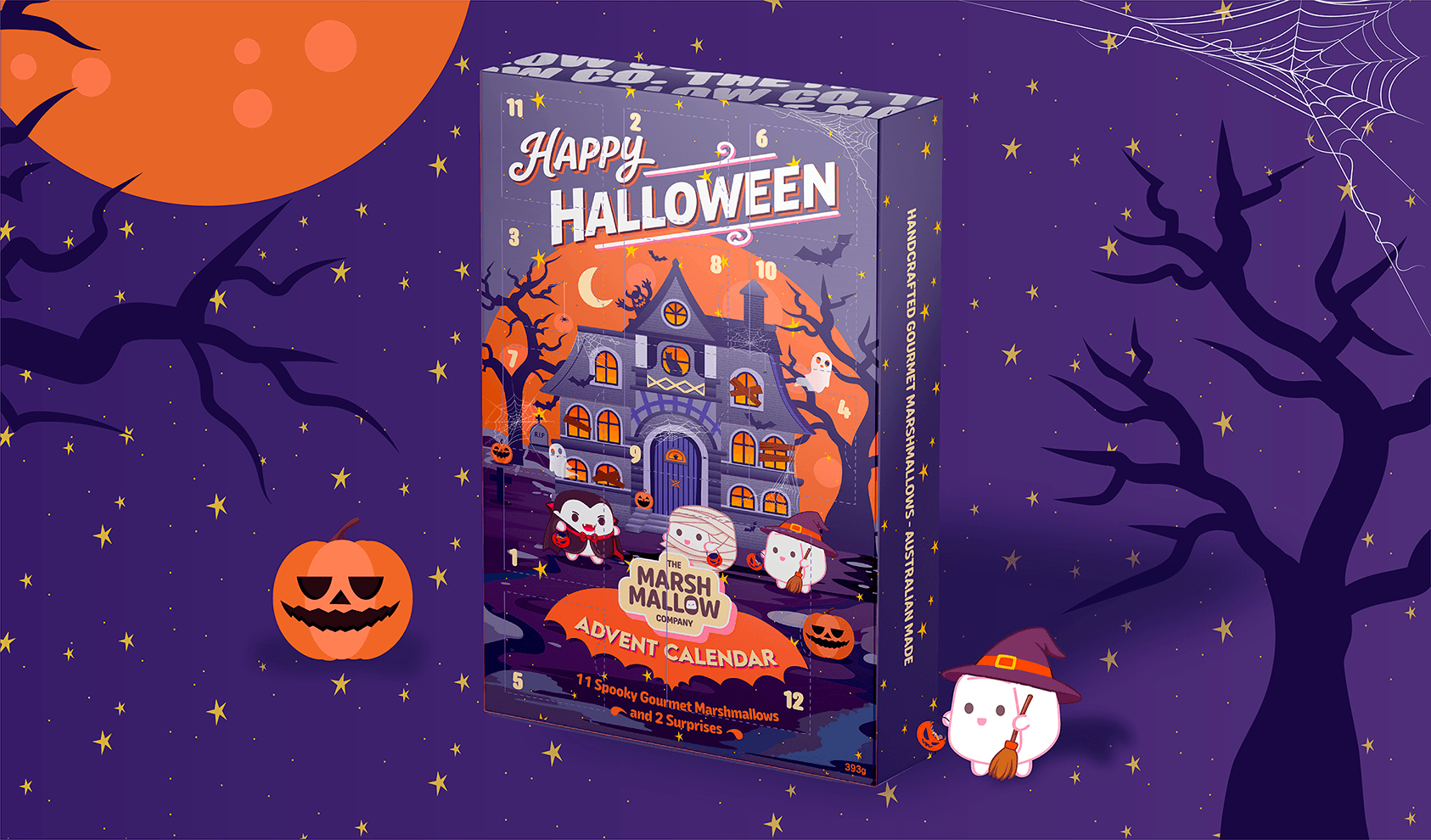 Calendrier de l’Avent Halloween, Packaging
